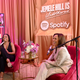 Jemele Hill, left, and Sen. Kamala Harris speak during the Spotify House Of Are & Be Podcast Session presenting “Jemele Hill Is Unbothered Live With Senator Kamala Harris” on July 6, 2019 in New Orleans.